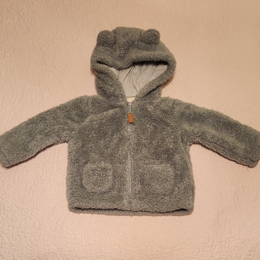 Carter's Gray Fleece Baby Jacket